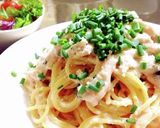 牛乳で簡単！ツナと玉ねぎのクリームパスタ作り方11写真