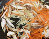 じゃがいもとにんじんとしいたけのきんぴら作り方3写真