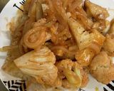 鶏モモとカリフラワーのケチャップ炒め作り方5写真