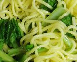 リカちゃん♡昼飯旅*小松菜焼きそばつけ麺作り方9写真