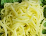 リカちゃん♡昼飯旅*小松菜焼きそばつけ麺作り方8写真