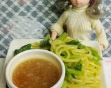 リカちゃん♡昼飯旅*小松菜焼きそばつけ麺作り方14写真