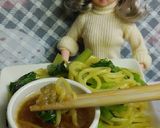 リカちゃん♡昼飯旅*小松菜焼きそばつけ麺作り方16写真
