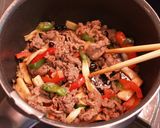 牛肉と野菜とブルーベリーの中華炒め作り方3写真
