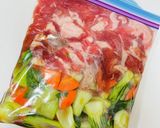 【下味冷凍】豚コマとチンゲンサイ炒め作り方2写真