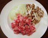 焼肉のたれでさっぱりビーフストロガノフ作り方2写真