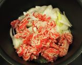 焼肉のたれでさっぱりビーフストロガノフ作り方4写真