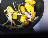 野菜炒め&かぼちゃ&えのきバターチーズ☆作り方8写真