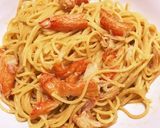 カニカマのマヨ味噌パスタ作り方3写真