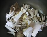 かぼちゃ天☆きのこでオイスターマヨ炒め作り方6写真