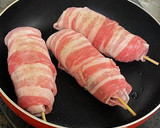 超簡単!! 絶品 みたらし団子の肉巻き作り方2写真