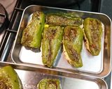 ピーマン豚もろこし詰め作り方5写真