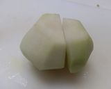 コルーラビのオイスターソース炒め作り方2写真