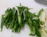 コルーラビのオイスターソース炒め作り方4写真