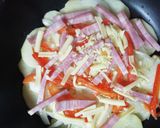 ポテトのピザ風重ね焼き作り方3写真