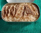 ダイソーメスティンで牛炊き込みご飯作り方5写真