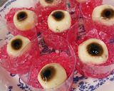 ハロウィン:お豆腐白玉 目玉&充血目玉作り方17写真