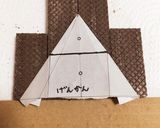 ウエハースでヘクセンハウス　お菓子の家作り方8写真