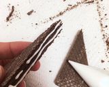ウエハースでヘクセンハウス　お菓子の家作り方9写真