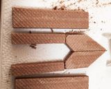 ウエハースでヘクセンハウス　お菓子の家作り方13写真