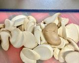 エリンギと大葉の炒め＊めんつゆバター作り方1写真