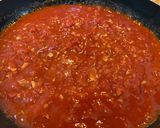 トマト缶で簡単☆トマトとニンニクのパスタ作り方3写真