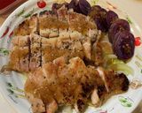 お肉にきざみ玉ねぎ☆豚ロース温野菜添え作り方7写真