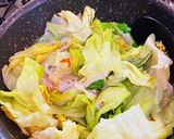 レタスのカニカマあん作り方7写真