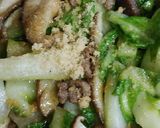 リカちゃん♡白菜椎茸ひき肉あんかけ麺♪作り方10写真