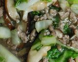 リカちゃん♡白菜椎茸ひき肉あんかけ麺♪作り方14写真