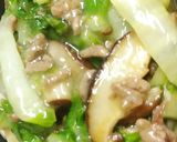 リカちゃん♡白菜椎茸ひき肉あんかけ麺♪作り方19写真