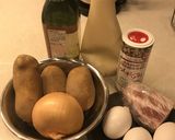 ジャガ玉ベーコン　サラダ作り方1写真