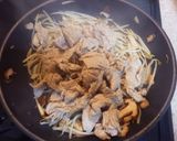 豚肉・もやし・椎茸の中華炒め作り方5写真