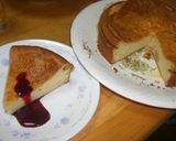 栗のベイクドチーズケーキ作り方5写真