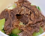 チンゲン菜の焼肉丼作り方5写真