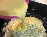 ミルク漬けもちもちパスタ　カルボナーラ作り方14写真