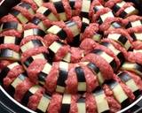 シリア料理★茄子と牛ミンチの挟み焼き作り方5写真