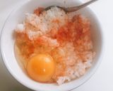魚卵と鶏卵の出会い♥明太子玉子かけご飯！作り方1写真