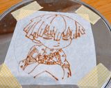 鬼滅の刃☆善逸☆キャラケーキ作り方8写真
