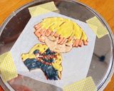 鬼滅の刃☆善逸☆キャラケーキ作り方9写真