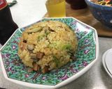 三枚肉のレタス炒飯作り方3写真