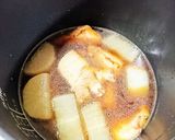 圧力鍋でトロトロ♪豚バラと大根の煮物♪作り方3写真