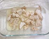 レンジで簡単ふわとろ親子丼むね肉ヘルシー作り方2写真