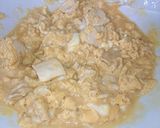 レンジで簡単ふわとろ親子丼むね肉ヘルシー作り方4写真
