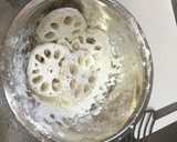 【簡単】シャキシャキ♡蓮根のはさみ焼き作り方1写真