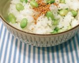ぱぱっと彩りご飯！　冷凍ご飯で枝豆めし作り方8写真
