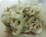 電子レンジでツナれんこん作り方7写真