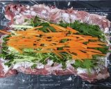 ポン酢ソースでサッパリ！野菜の豚肉巻き作り方4写真