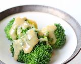 超簡単美味しい【ブロッコリーの酢味噌がけ作り方1写真