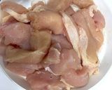 フライパンで♬やわらか鶏むね肉のおろし煮作り方1写真